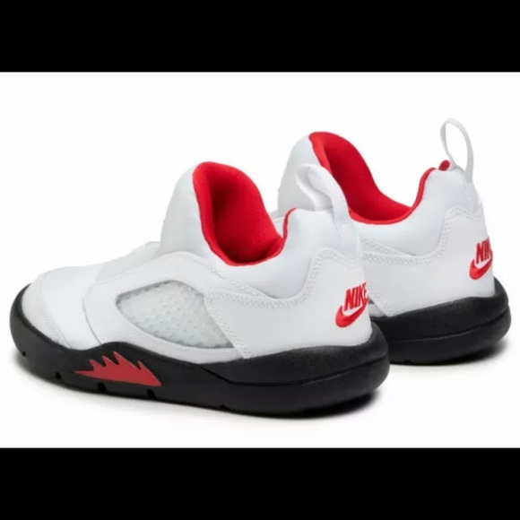 Nike Jordan 5 Retro Flex Black/ White/ University Red CK1227 100 Little Kids PS - Picture 9 of 12